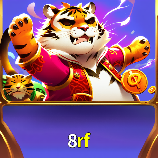 Imagem promocional da 8rf mostrando a plataforma e suas vantagens
